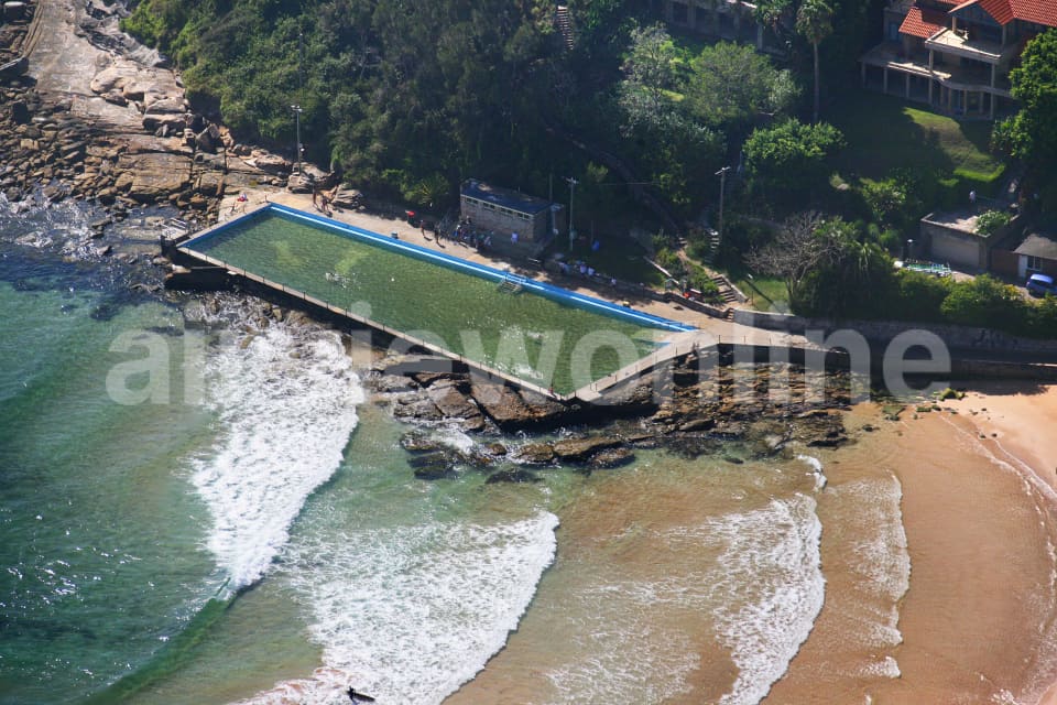 Aerial Image of Palm Beach Rock Baths, NSW