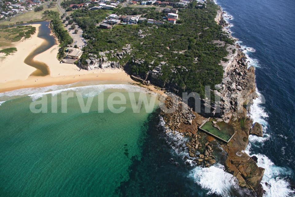 Aerial Image of Dee Why Head, North Curl Curl