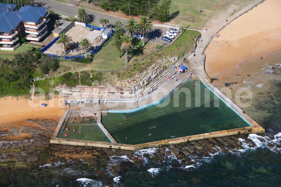 Aerial Image of Collaroy Rock Pool, NSW