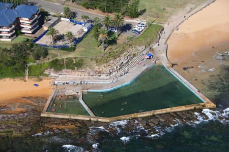 Aerial Image of COLLAROY ROCK POOL, NSW