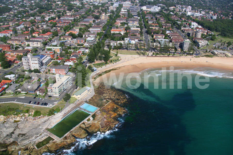 Aerial Image of Dee Why Beach and Pool, NSW