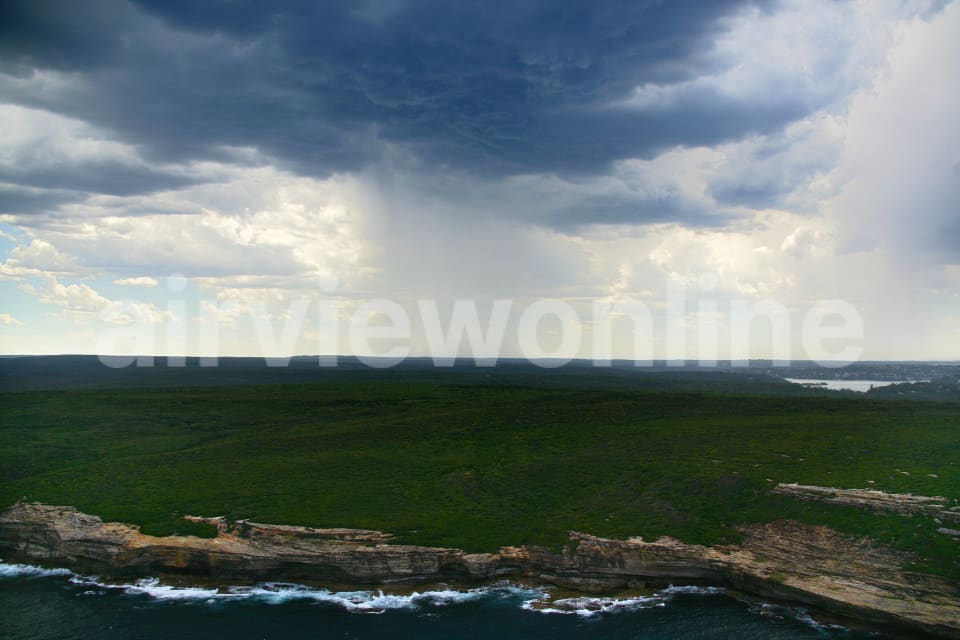 Aerial Image of Heavy Shower
