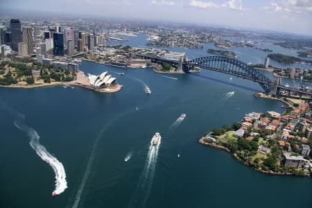 Aerial Image of SYDNEY HARBOUR