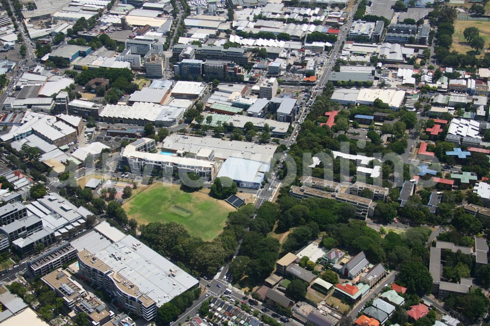 Aerial Image of Waterloo Park Redfern