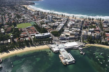 Aerial Image of MANLY WHARF