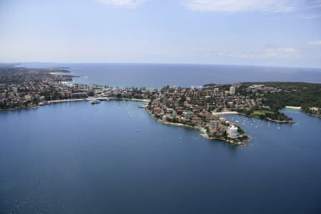 Aerial Image of MANLY POINT AND MANLY COVE