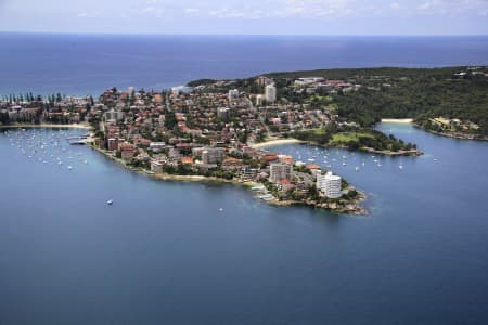 Aerial Image of MANLY POINT AND LITTLE MANLY COVE
