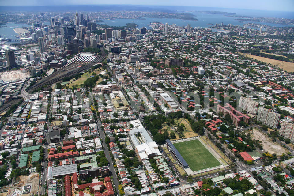 Aerial Image of Redfern and Surry Hills, NSW