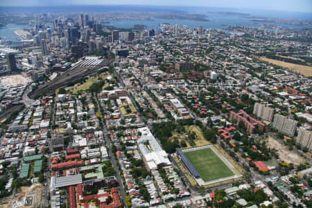 Aerial Image of REDFERN AND SURRY HILLS, NSW