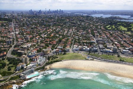Aerial Image of BONDI BEACH TO SYDNEY