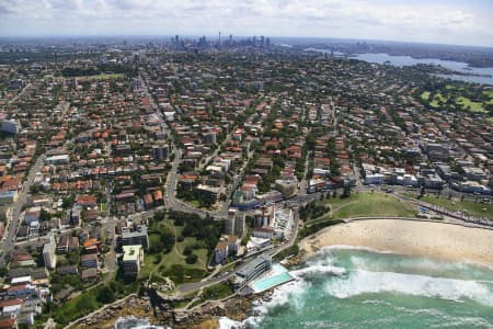 Aerial Image of BONDI RESERVE, BONDI ROAD TO SYDNEY
