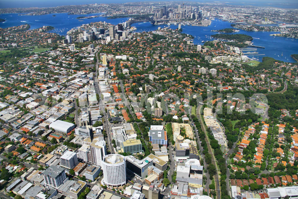 Aerial Image of St Leonards to Sydney