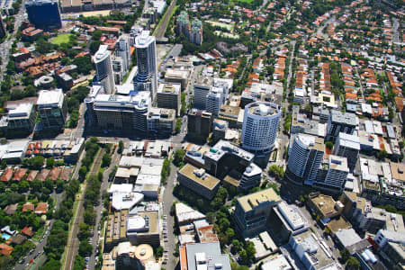 Aerial Image of ST LEONARDS FROM THE SOUTH