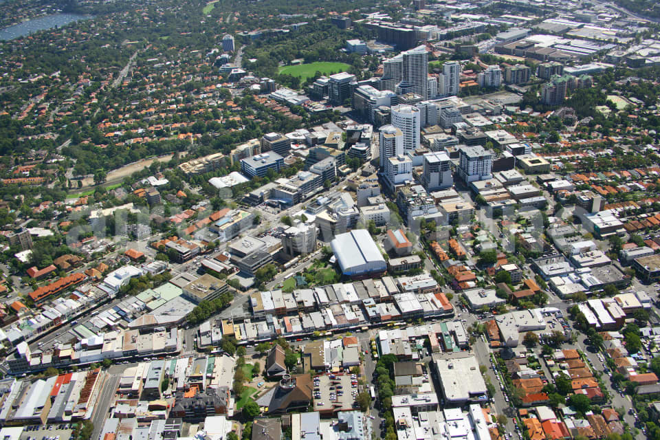 Aerial Image of Crows Nest and St Leonards
