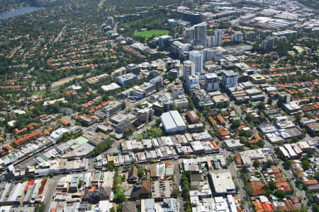 Aerial Image of CROWS NEST AND ST LEONARDS