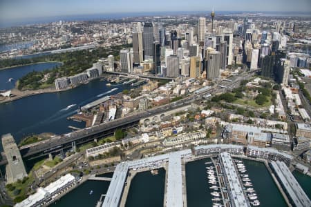 Aerial Image of SYDNEY CITY FROM MILLERS POINT