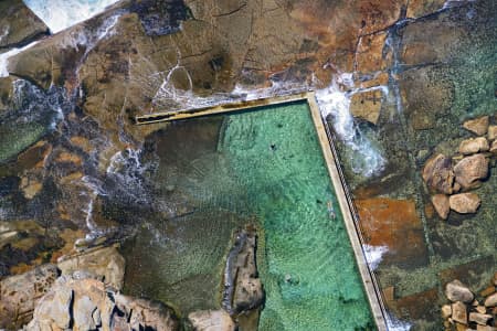 Aerial Image of NORTH CURL CURL POOL