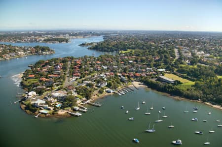 Aerial Image of HENLEY ON THE PARRAMATTA RIVER