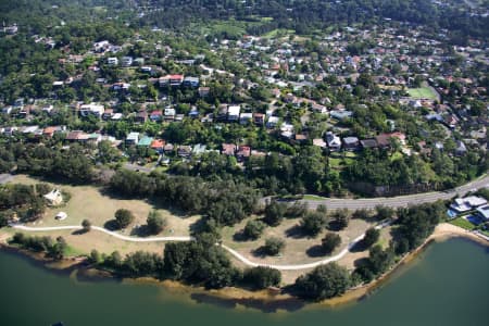 Aerial Image of BILLARONG RESERVE, NARRABEEN LAKES