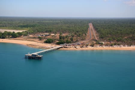 Aerial Image of MANDORAH JETTY, NORTHERN TERRITORY