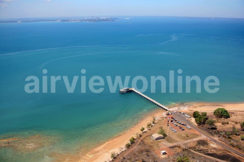 Aerial Image of Mandorah Wharf to Darwin City NT