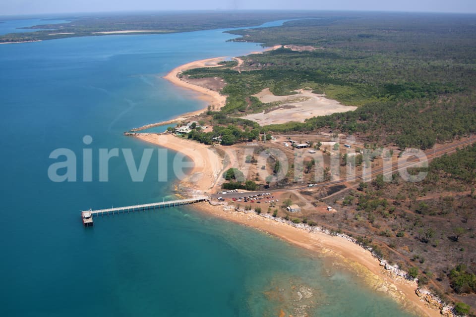 Aerial Image of Mandorah Wharf, Darwin NT