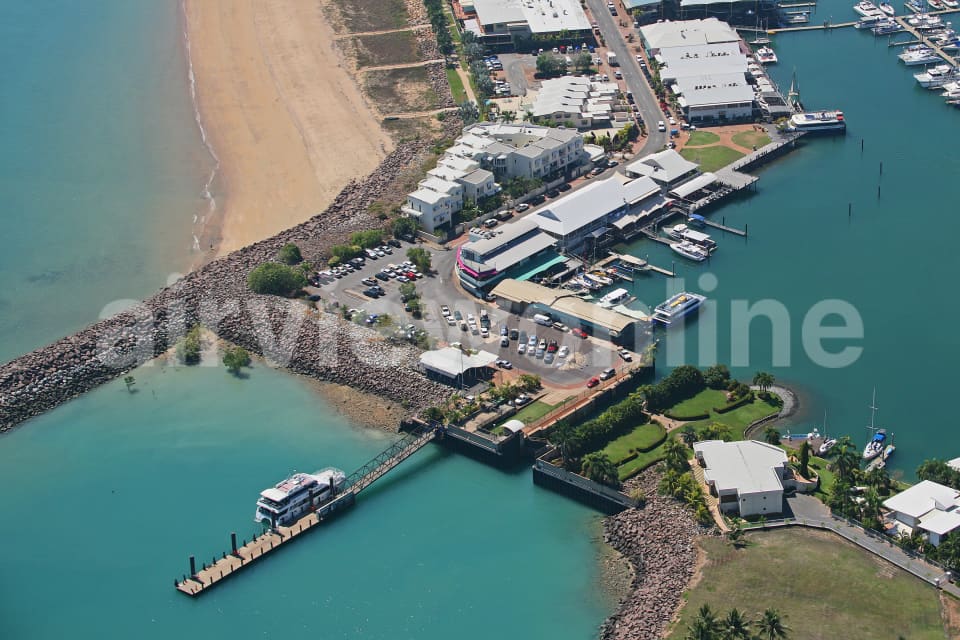 Aerial Image of Cullen Bay Lock, Darwin NT