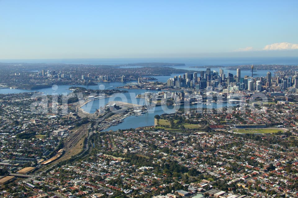 Aerial Image of Annandale to Sydney