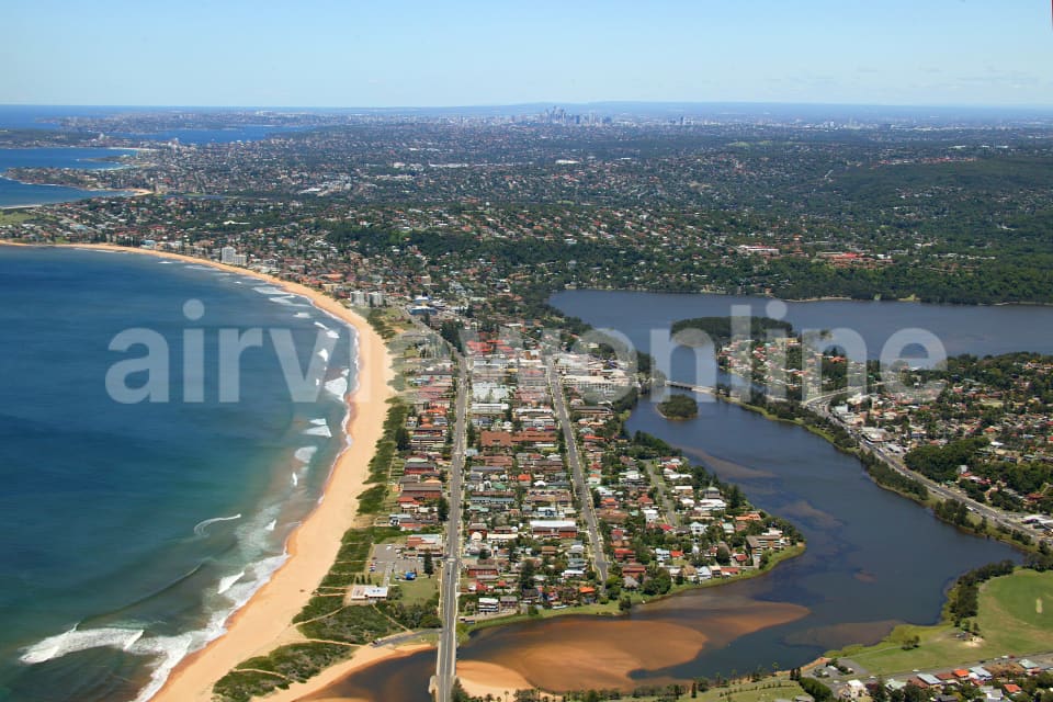 Aerial Image of Narrabeen Lake