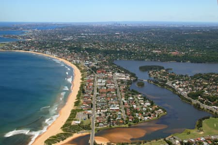 Aerial Image of NARRABEEN LAKE