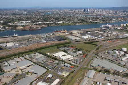 Aerial Image of EAGLE FARM TO BRISBANE CITY