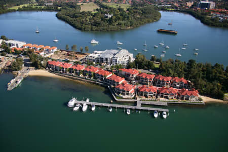 Aerial Image of BREAKFAST POINT, HILLY STREET NSW