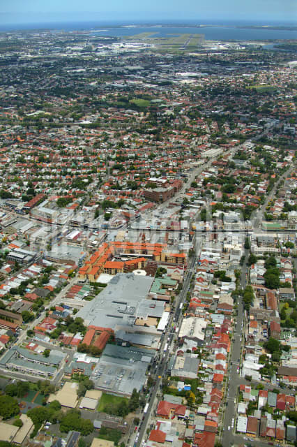 Aerial Image of Leichhardt to Sydney Airport