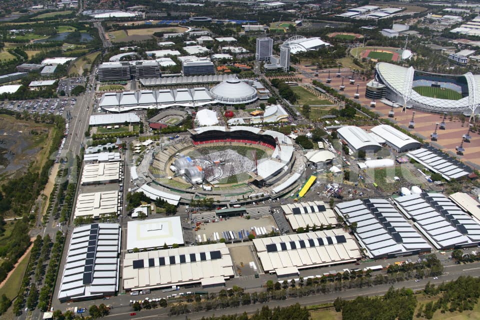 Aerial Image of Big Day Out, Sydney 2009