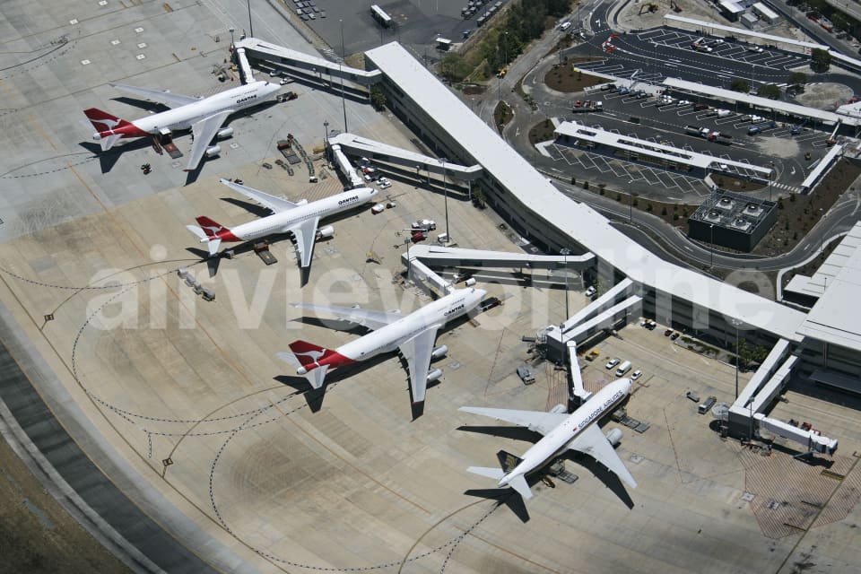 Aerial Image of Brisbane Airport
