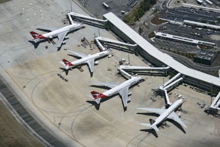 Aerial Image of BRISBANE AIRPORT STILL LIFE