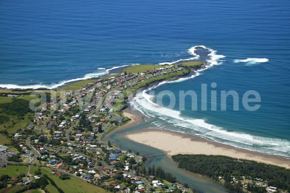 Aerial Image of Gerroa, NSW South Coast