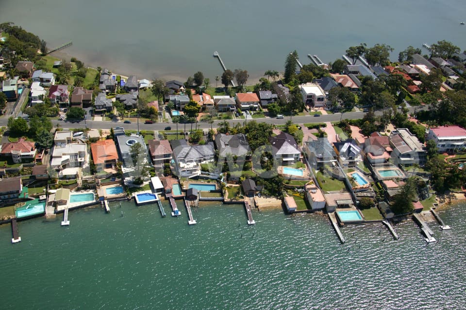 Aerial Image of Waterfront homes Kangaroo Point