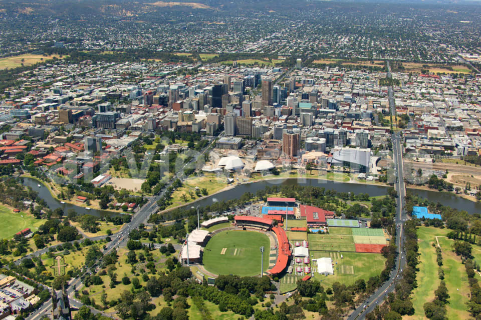 Aerial Image of Adelaide and Oval