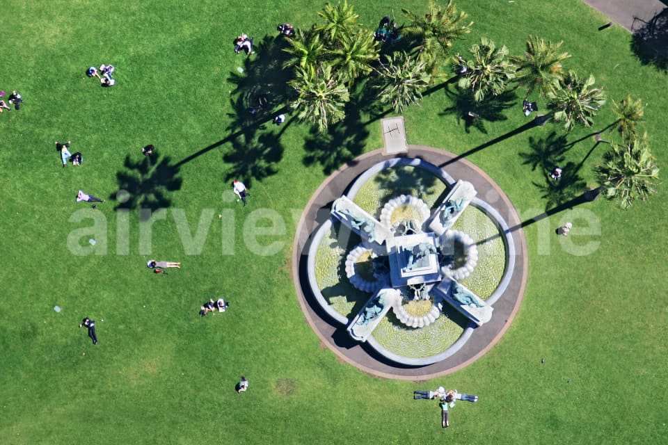 Aerial Image of Morshead Fountain, Sydney