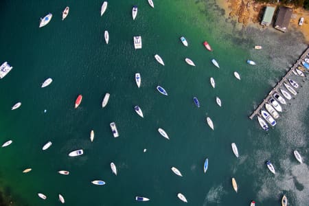 Aerial Image of BOATS VERTICAL ABSTRACT