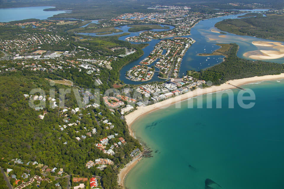Aerial Image of Noosa Heads and Little Cove, QLD
