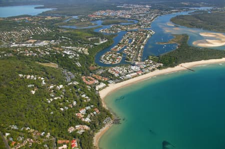 Aerial Image of NOOSA HEADS AND LITTLE COVE, QLD