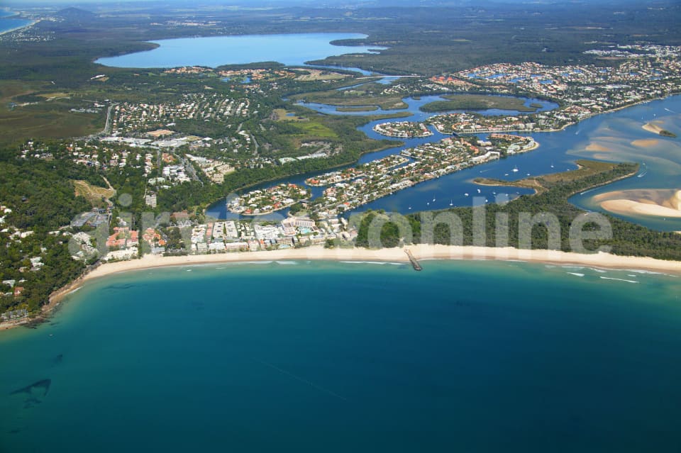 Aerial Image of Noosa Heads and Noosa Sounds