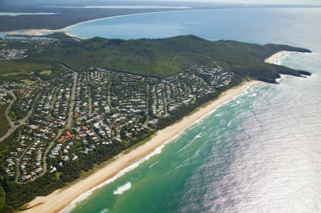 Aerial Image of SUNSHINE BEACH, NOOSA HEADS QLD