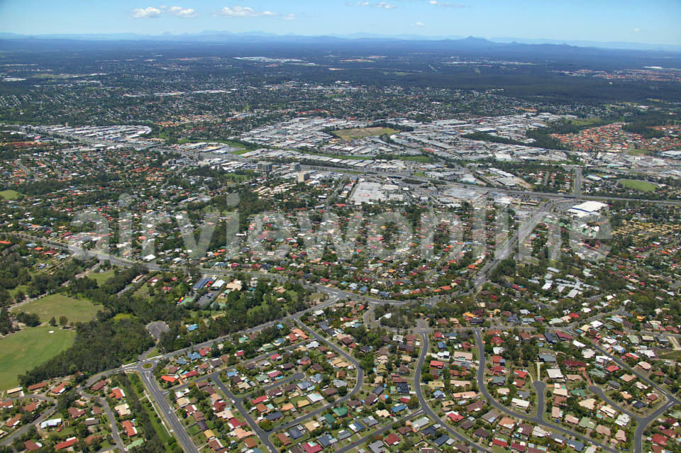 Aerial Image of Chatswood Hills and Springwood, QLD