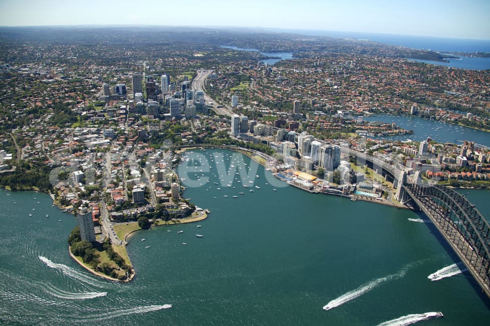 Aerial Image of North Sydney and Milsons Point