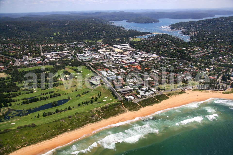 Aerial Image of Mona Vale Beach, NSW
