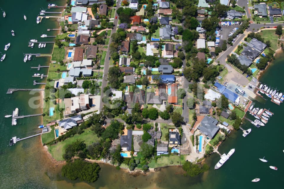 Aerial Image of Mona Vale, Winji Jimmi NSW
