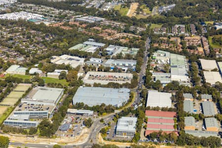 Aerial Image of WARRIEWOOD FACTORIES